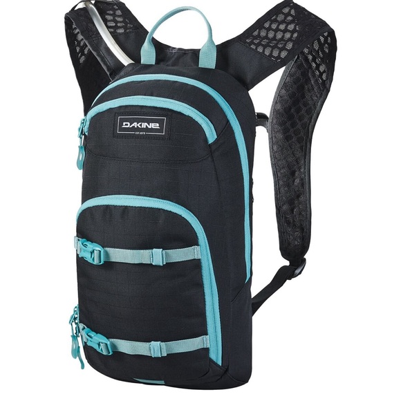 Dakine Session 8L Bike Hydration Backpack Pack Black Teal Bag NWT Breathable